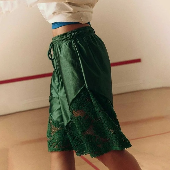Free People Roster Shorts Heritage Green M - Picture 3 of 8